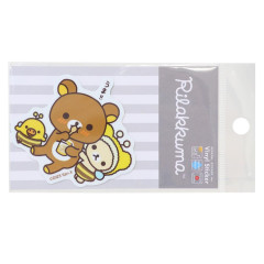 Japan San-X Vinyl Sticker - Rilakkuma & Friends / Honey Bee