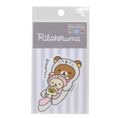 Japan San-X Vinyl Sticker - Rilakkuma & Friends / Carefree Costume