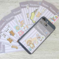 Japan San-X Vinyl Sticker - Rilakkuma & Kiiroitori / Butt - 2