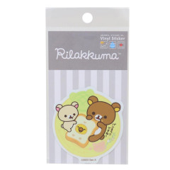 Japan San-X Vinyl Sticker - Rilakkuma & Friends / Bread