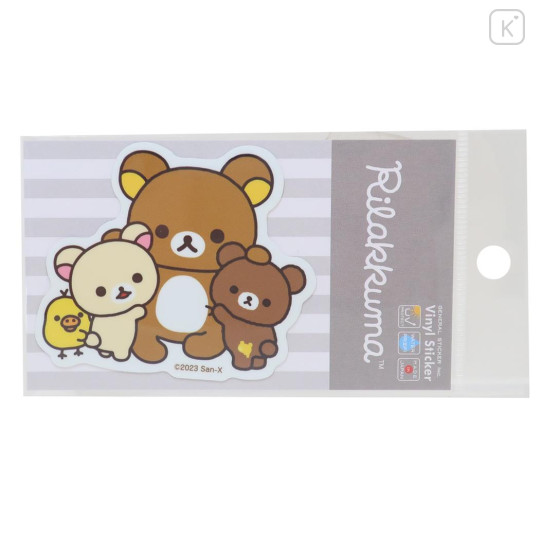 Japan San-X Vinyl Sticker - Rilakkuma & Friends / Group Hug - 1