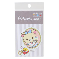 Japan San-X Vinyl Sticker - Korilakkuma & Kiiroitori / Wonderland