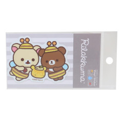 Japan San-X Vinyl Sticker - Korilakkuma & Chairoikoguma / Honey Bee