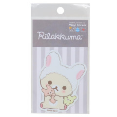 Japan San-X Vinyl Sticker - Korilakkuma / Bunny