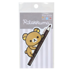 Japan San-X Vinyl Sticker - Rilakkuma / Pencil