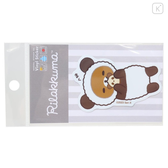 Japan San-X Vinyl Sticker - Rilakkuma / Panda - 1