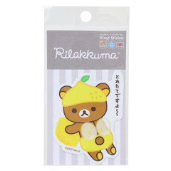 Japan San-X Vinyl Sticker - Rilakkuma / Fairy Lemon