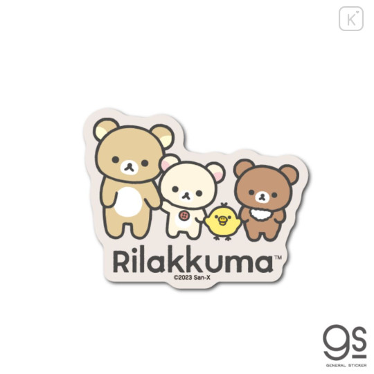 Japan San-X Vinyl Sticker - Rilakkuma & Friends / New Basic Rilakkuma - 1