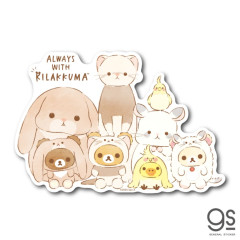 Japan San-X Poster Wall Sticker - Rilakkuma / Always With Friends