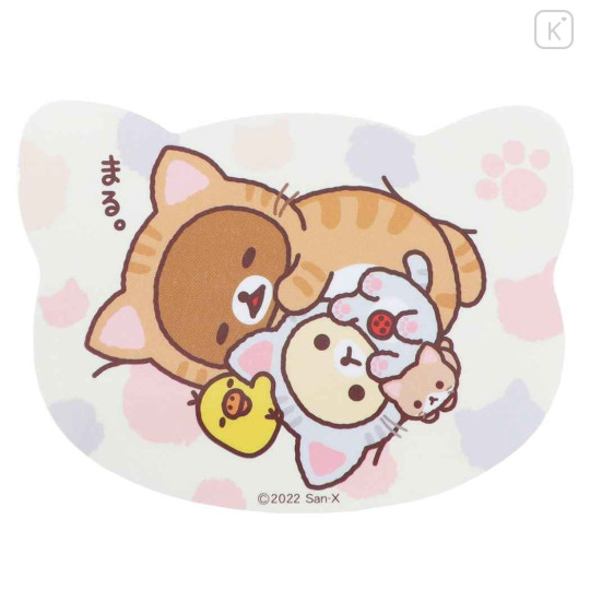 Japan San-X Vinyl Sticker - Rilakkuma & Friends : Cat Costume Sleep - 1