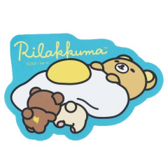 Japan San-X Vinyl Sticker - Rilakkuma & Friends / Sleep