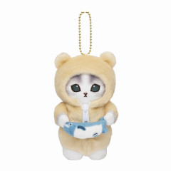 Japan Mofusand Costume Mascot Holder - Cat / Bear Pajamas