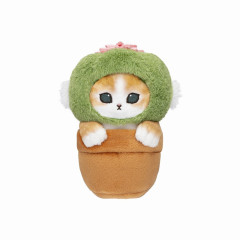 Japan Mofusand Plant Plush Toy - Cat / Cactus with Flowers