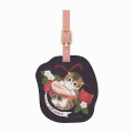 Japan Mofusand Luggage Tag - Cat / Strawberry Black & Pink - 4