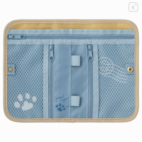 Japan Mofusand Passport Holder Multi Accessory Case - Cat : Travel Memory - 5