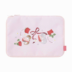 Japan Mofusand Compression Storage Bag (M) - Cat / Strawberry Pink