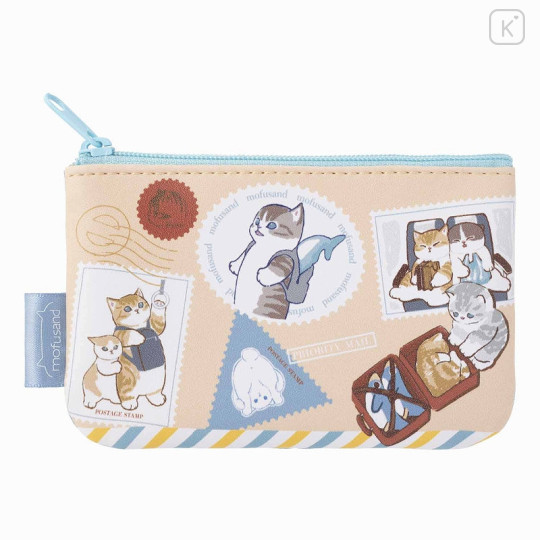 Japan Mofusand Mini Flat Pouch Set - Cat / Travel Memory - 4