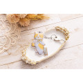 Japan Mofusand Reflector Keychain - Cat / Travel Memory - 2