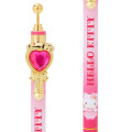 Japan Sanrio Original Ballpoint Pen With Stone - Hello Kitty / Make You Love Me Even More - 3