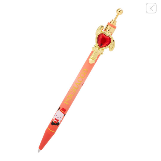 Japan Sanrio Original Ballpoint Pen With Stone - Pochacco / Make You Love Me Even More - 1