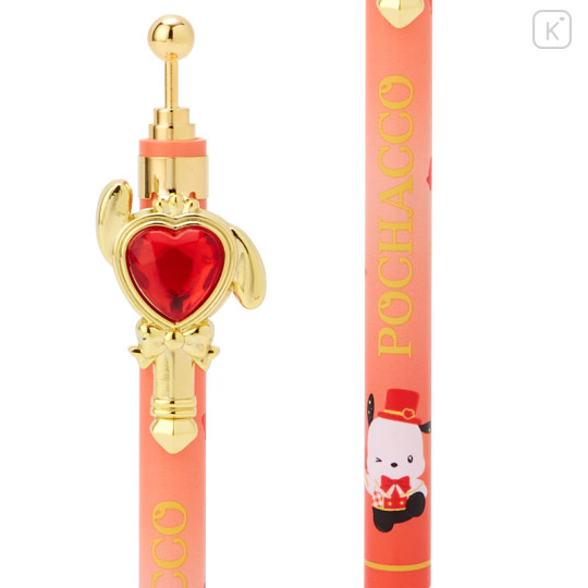 Japan Sanrio Original Ballpoint Pen With Stone - Pochacco / Make You Love Me Even More - 3