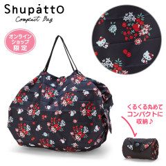 Japan Sanrio Original Shupatto Compact Bag (M) - Hello Kitty / Black