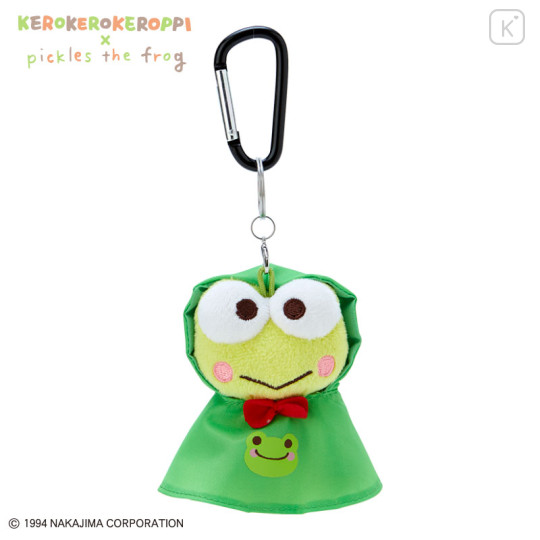 Japan Sanrio × Pickles the Frog Mascot Holder - Keroppi / Rain Poncho - 1