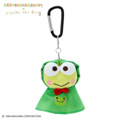 Japan Sanrio × Pickles the Frog Mascot Holder - Keroppi / Rain Poncho