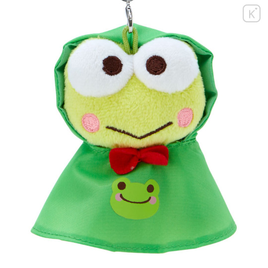 Japan Sanrio × Pickles the Frog Mascot Holder - Keroppi / Rain Poncho - 2