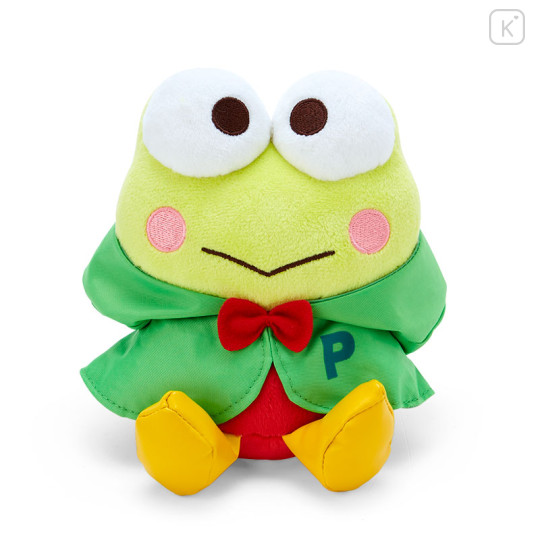 Japan Sanrio × Pickles the Frog Plush Toy - Keroppi / Rain Poncho - 3