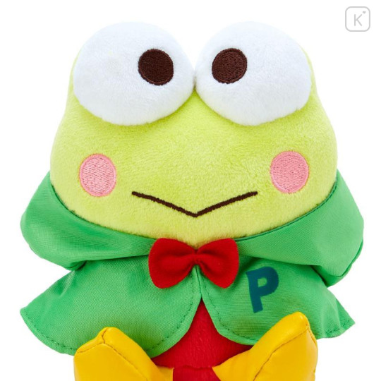 Japan Sanrio × Pickles the Frog Plush Toy - Keroppi / Rain Poncho - 5