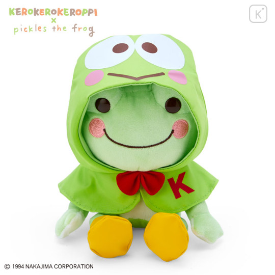 Japan Sanrio × Pickles the Frog Plush Toy - Pickles / Rain Poncho - 1