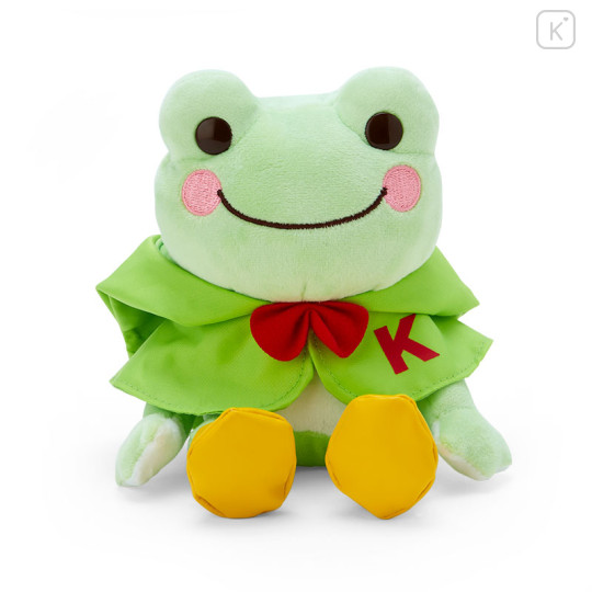 Japan Sanrio × Pickles the Frog Plush Toy - Pickles / Rain Poncho - 3