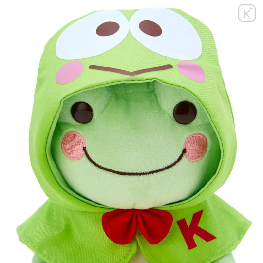 Japan Sanrio × Pickles the Frog Plush Toy - Pickles / Rain Poncho - 4