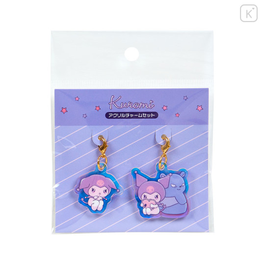 Japan Sanrio Acrylic Charm - Kuromi / Clingy Tears - 1