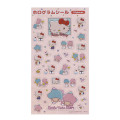 Japan Sanrio Silver Hologram Seal Sticker - Clingy Tears Red - 2