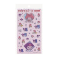 Japan Sanrio Silver Hologram Seal Sticker - Clingy Tears Pink - 1