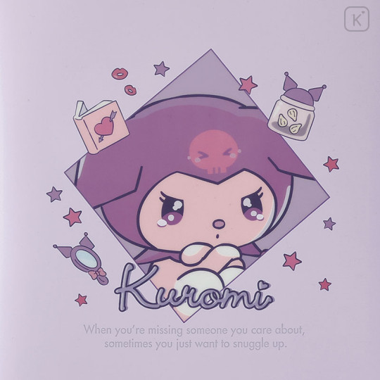 Japan Sanrio A4 Clear File - Kuromi / Clingy Tears - 3