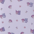 Japan Sanrio A4 Clear File - Kuromi / Clingy Tears - 4