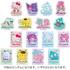Japan Sanrio Secert Trading Hologram Clear Sticker - Clingy Tears / Random Type