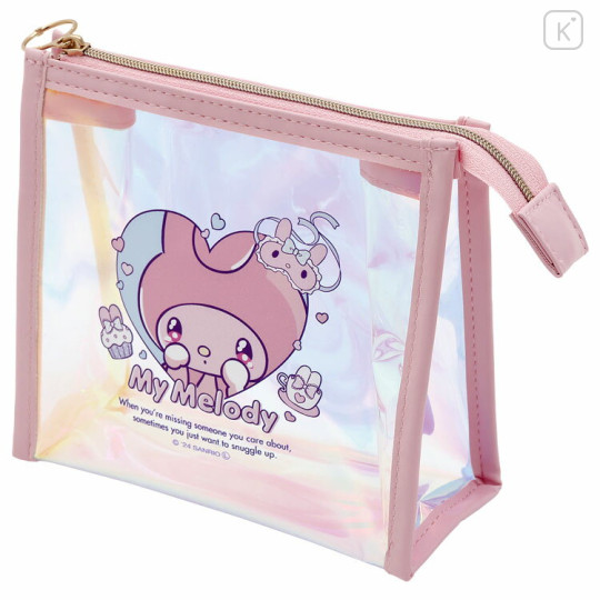 Japan Sanrio Gusseted Pouch - My Melody / Clingy Tears - 1