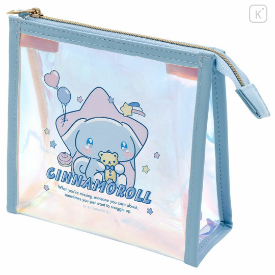 Japan Sanrio Gusseted Pouch - Cinnamoroll / Clingy Tears - 1