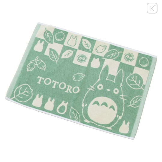 Japan Ghibli Jacquard Mat - My Neighbor Totoro / Green & White - 1