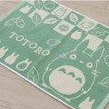 Japan Ghibli Jacquard Mat - My Neighbor Totoro / Green & White - 2