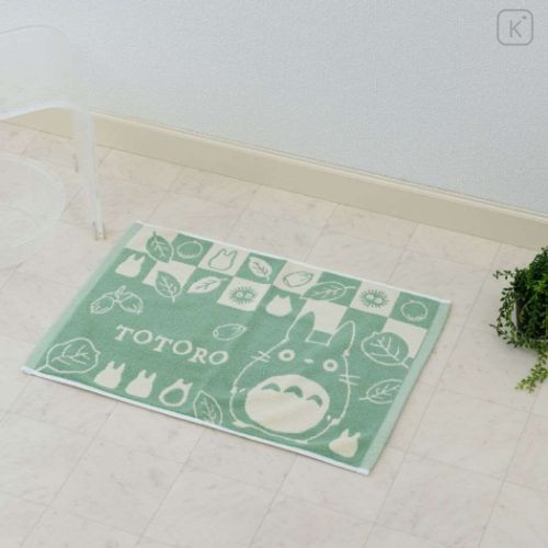 Japan Ghibli Jacquard Mat - My Neighbor Totoro / Green & White - 4