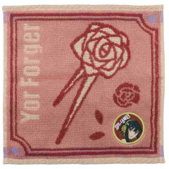 Japan Spy×Family Jacquard Mini Towel Handkerchief - Yuk / Rose