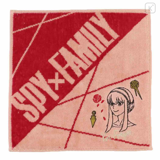 Japan Spy×Family Jacquard Mini Towel Handkerchief - Yuk / Smile - 1