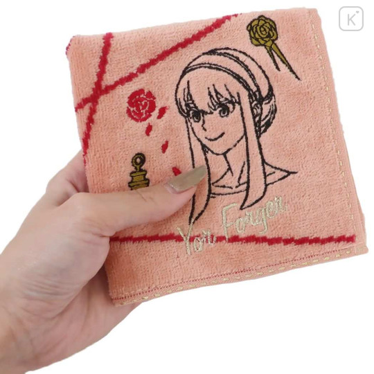 Japan Spy×Family Jacquard Mini Towel Handkerchief - Yuk / Smile - 3