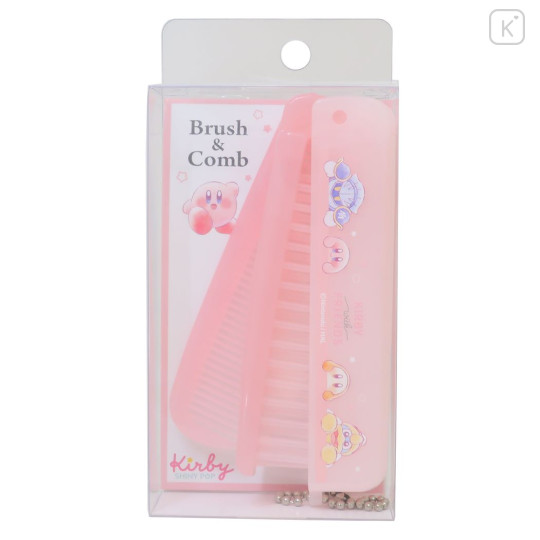 Japan Kirby Folding Compact Comb & Brush - Popping Up - 1