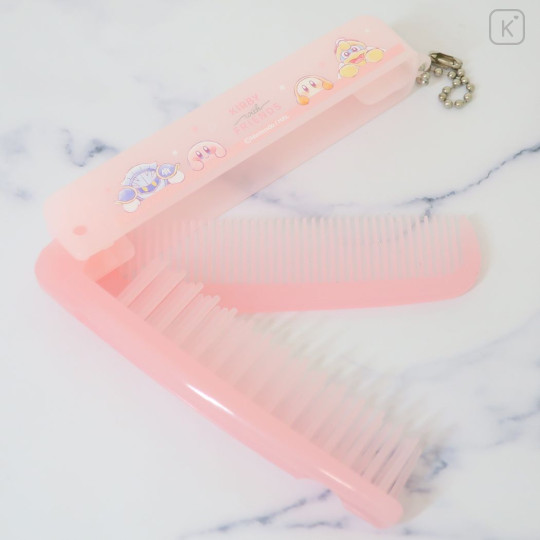 Japan Kirby Folding Compact Comb & Brush - Popping Up - 3